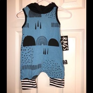 Rags to Raches one piece with hood